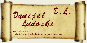 Danijel Ludoški vizit kartica